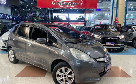 FIT LX 1.4 AUTOMATICO BAIXA KM + MULTIMIDIA  Cinza - 2013 Imperdível!