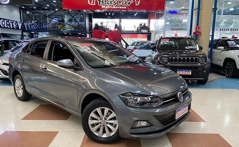 VIRTUS 1.0 TSI UNICA DONA APENAS 47.000KM  Cinza - 2021 Único dono!