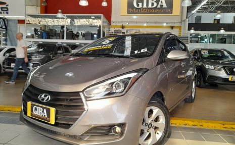 HB20 1.6 PREMIUM AUTOMÁTICO - EXCELENTE CARRO Cinza - 2016 Único dono!