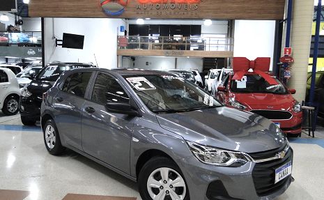 ONIX 1.0 MT  UNICO DONO - KM 29.030 PAENAS Cinza - 2021 Único dono!