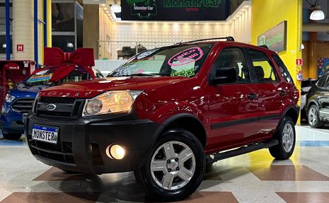 ECOSPORT 1.6 XLS  FLEX/MANUAL/COMP - ÚNICO DONO/BAIXA KM Vermelho - 2009 Único dono!