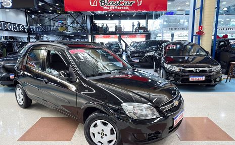 CELTA 1.0 COMPLETO APENAS 75.000 KM Preto - 2014 Raridade!
