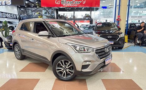 CRETA 2.0 PRESTIGE TOP DE LINHA Prata - 2018 Ótimo estado!