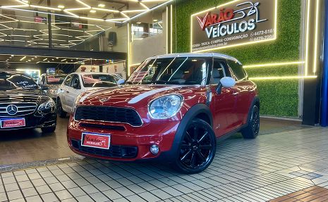 COUNTRYMAN S ALL4 1.6 C/TETO SOLAR - COURO - KM BAIXA Vermelho - 2015 Oferta imperdível!