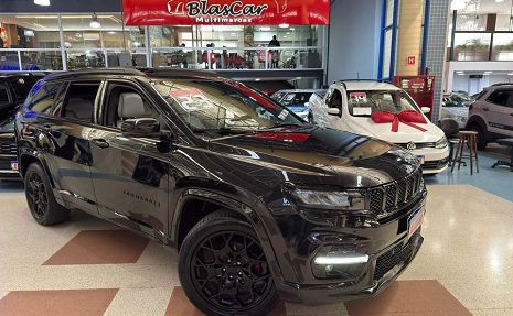 COMMANDER JEEP COMMANDER 1.3 OVERLAND TETO SOLAR Preto - 2023 Raridade!