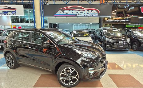 SPORTAGE 2.0 EX FLEX / ÚN DONO, REV CONCESSIONÁRIA Preto - 2021 Único dono!