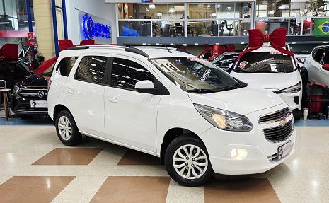 SPIN 1.8 LTZ 8V + ENTRADA NO CARTÃO EM ATE 24X  Branco - 2018 Super Oferta !