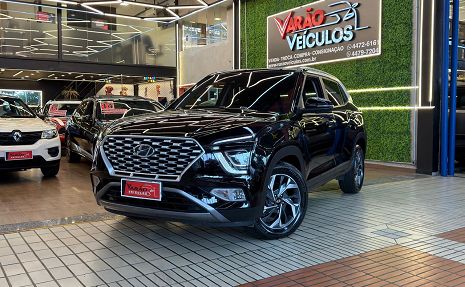 CRETA LIMITED 1.0TB - AUTOMÁTICA • OFERTA IMPERDIVEL • Preto - 2025 Oportunidade Única !