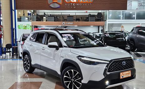 COROLLA CROSS 1.8 XRX HYBRID UD GARANTIA DE FABRICA KM 36.000 Branco - 2023 Km baixa!