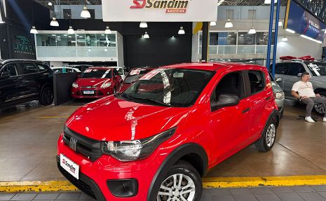MOBI 1.0 LIKE COMPLETO APENAS 60.000 KM Vermelho - 2021 Km baixa!